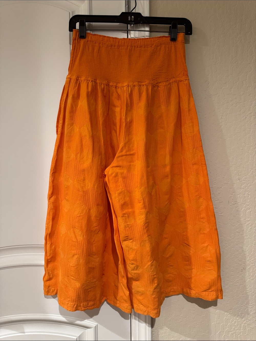 Women's Orange Wide-Leg Skirt - Picture 5 of 6